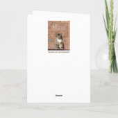 Church Cat Karte (Rückseite)