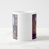 Church Cats Jumbo-Tasse (Vorderseite)