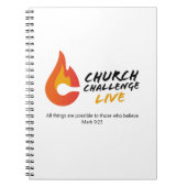 Church Challenge alle Dinge sind möglich Notizblock (Vorderseite)