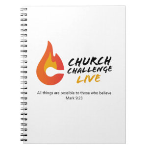 Church Challenge alle Dinge sind möglich Notizblock