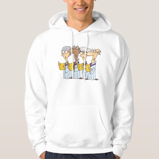 Church Choir Singing Hoodie (Vorderseite)