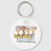 Church Choir Singing Schlüsselanhänger (Vorderseite)