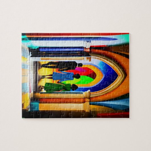 "Church" Christlich Art Puzzle (Horizontal)