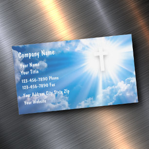 Church Christlich Magnetic Business Cards Magnetische Visitenkarte