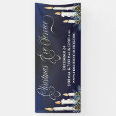 Church Christmas Eve Candlelight Service Banner (Vertikal)
