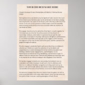 Church Covenant  Poster (Vorne)