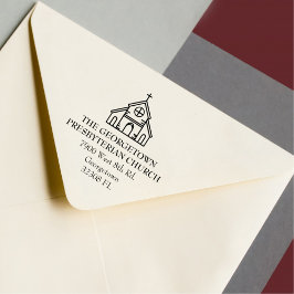 Church Custom Elegante Rücksendeadresse Gummistempel