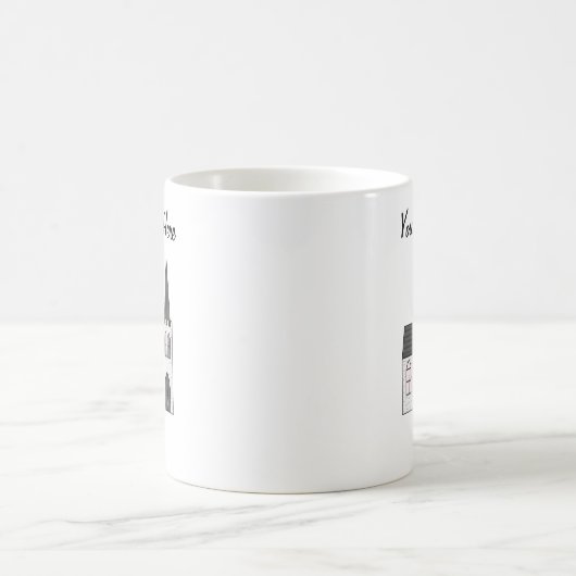 Church Custom Wedding Tasse Christlich Religious (Mittel)