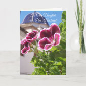 Church Daughter Husband Personalisierter Jahrestag Karte (Vorderseite)