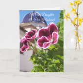 Church Daughter Husband Personalisierter Jahrestag Karte (Gelbe Blume)