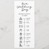 Church Day Timeline Flat Program Programm (Vorderseite)