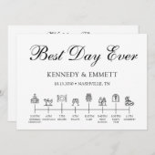 Church Day Timeline Program Programm (Vorne/Hinten)