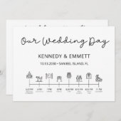 Church Day Timeline Program Programm (Vorne/Hinten)