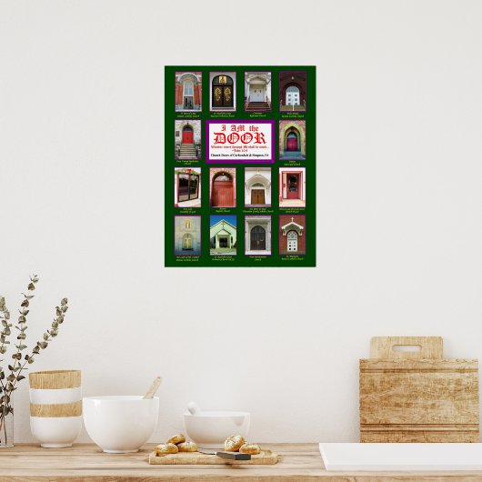 Church Doors of Carbondale & Simpson, PA (2009) Poster (Küche)