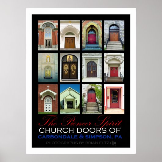 Church Doors of Carbondale & Simpson, PA (2013) Poster (Vorne)