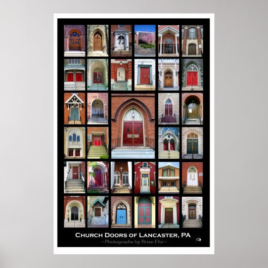 "Church Doors of Lancaster, Pa" 2nd e. Poster (Vorne)