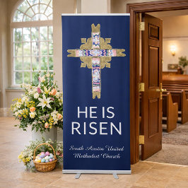 Church Easter Banner - Indoor Vertical Banner