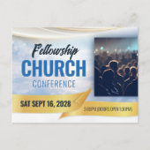 Church Event Conference Postkarte (Vorderseite)