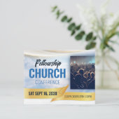 Church Event Conference Postkarte (Stehend Vorderseite)