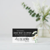 Church Event Flyer John 15:12 Liebe einander Visitenkarte (Stehend Vorderseite)