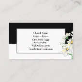 Church Event Flyer John 15:12 Liebe einander Visitenkarte (Rückseite)