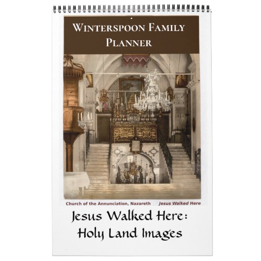 Church Family Holy Land Planner Kalender (Titelbild)