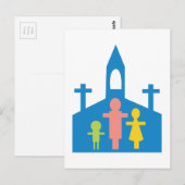 Church Family Postkarte (Vorne/Hinten)