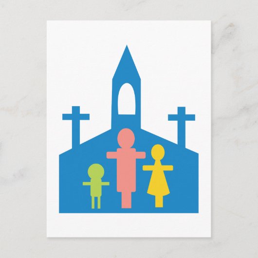 Church Family Postkarte (Vorderseite)