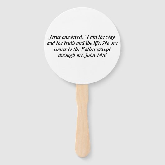 Church Fan Fächer (Rückseite)