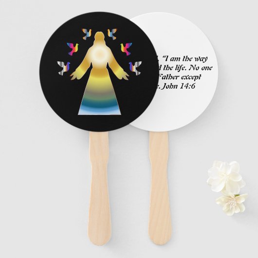 Church Fan Fächer (Vorne und Hinten)