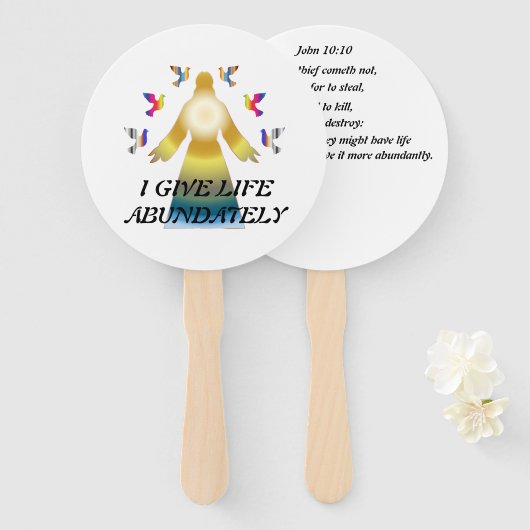 Church Fans Fächer (Vorne und Hinten)