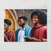 Church Folks 2 Christlich Art Postkarte (Vorderseite)