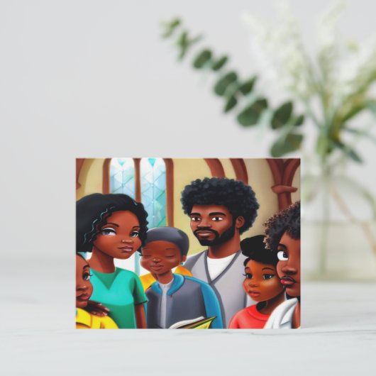 Church Folks Christlich Art Postcard Postkarte (Stehend Vorderseite)