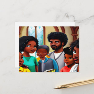 Church Folks Christlich Art Postcard Postkarte