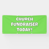 Church Fundraiser Today Banner (Horizontal)
