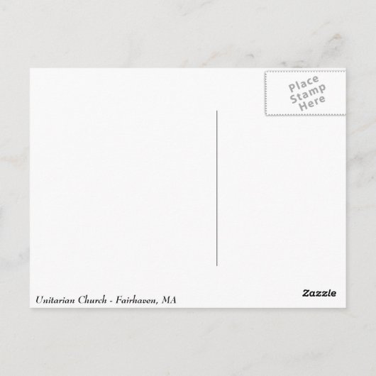 Church Gargoyle Postkarte (Rückseite)