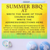 CHURCH GRILLEN FLYER (Einzeln)
