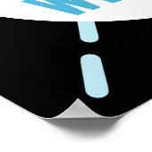 Church Gruß Sign Triple Willkommen Poster (Ecke)