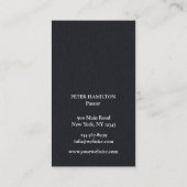 Church Holy Cross Business Cards Visitenkarte (Rückseite)