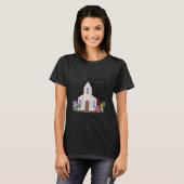 Church I Well In The House Of The Lord Jesus Flowe T-Shirt (Vorne ganz)
