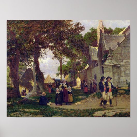 Church in Brittany Poster (Vorne)