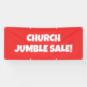 Church Jumble Sale! Bright Banner (Horizontal)