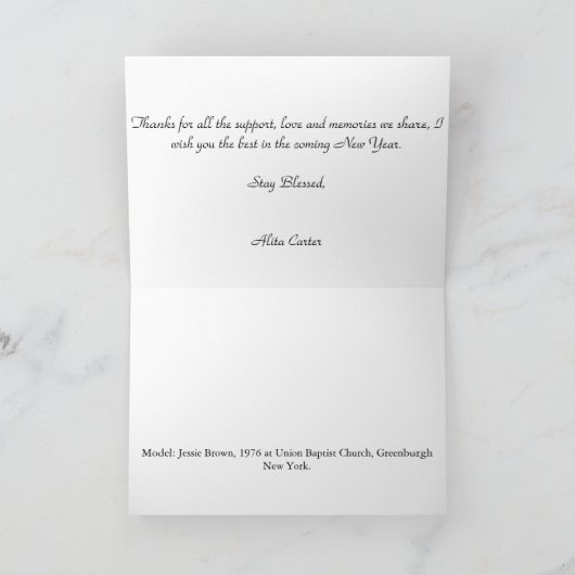 Church Lady Feiertagskarte (Innenseite)