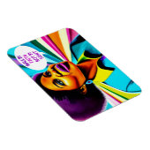 Church Lady Walking by Faith Art Magnet (Rechte Seite)