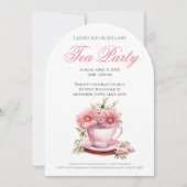 Church Ladys Tea Party Ideen Einladung (Vorderseite)