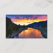Church Landschaftlich Faith Based Business Cards Visitenkarte (Vorderseite)