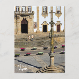 Church Morning Viseu Portugal Postkarte