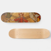 Church Mosaic - Jesus Christus Skateboard (Horizontal)