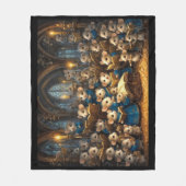 Church Mouse Choir Fleecedecke (Vorderseite)
