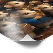 Church Mouse Choir Fotodruck (Ecke)
